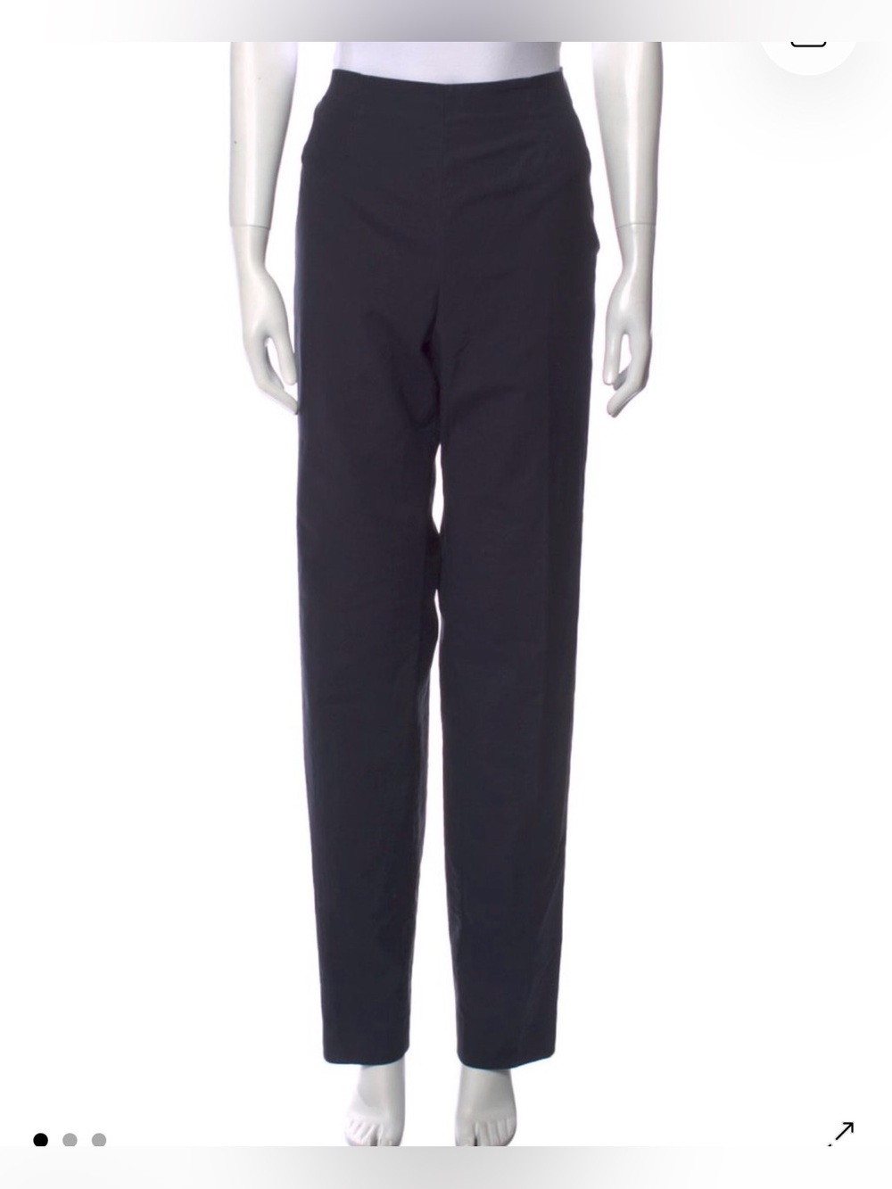 Piazza Sempione Blue Straight-Leg Trousers